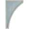 Ekena Millwork 3"W x 7 1/2"D x 12"H Extra Large Lawson Wood Vintage Decor Corbel, Driftwood Blue CORWD03X07X12LWBU - alternate 3